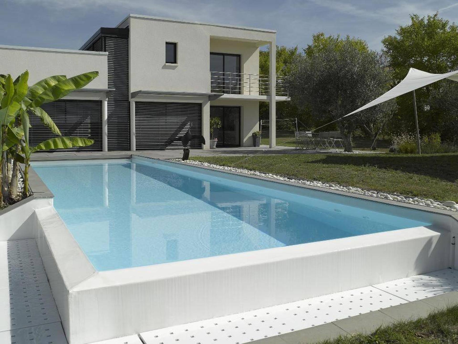 Photo d'une piscine réalisée par JCH Constructions